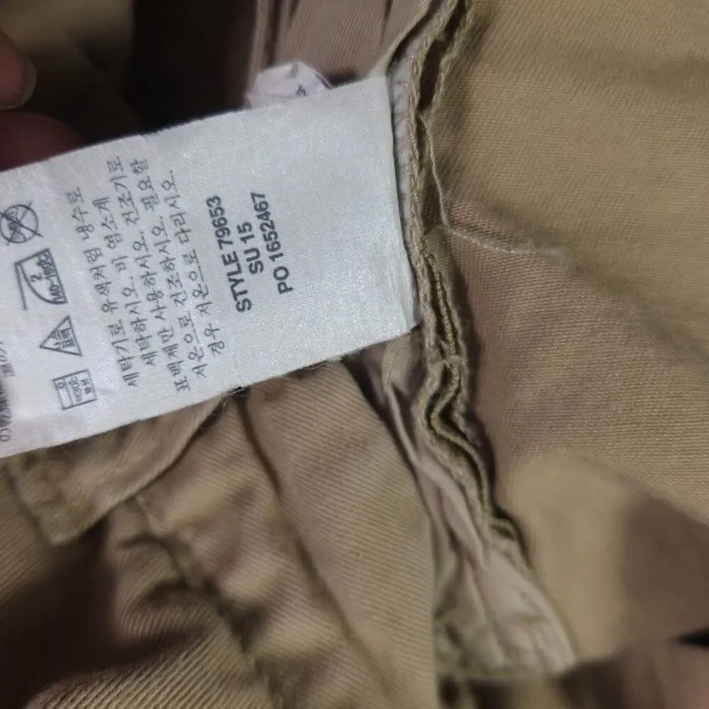 J.Crew Stanton Chino Shorts Mens 34 Khaki Tan 10.5